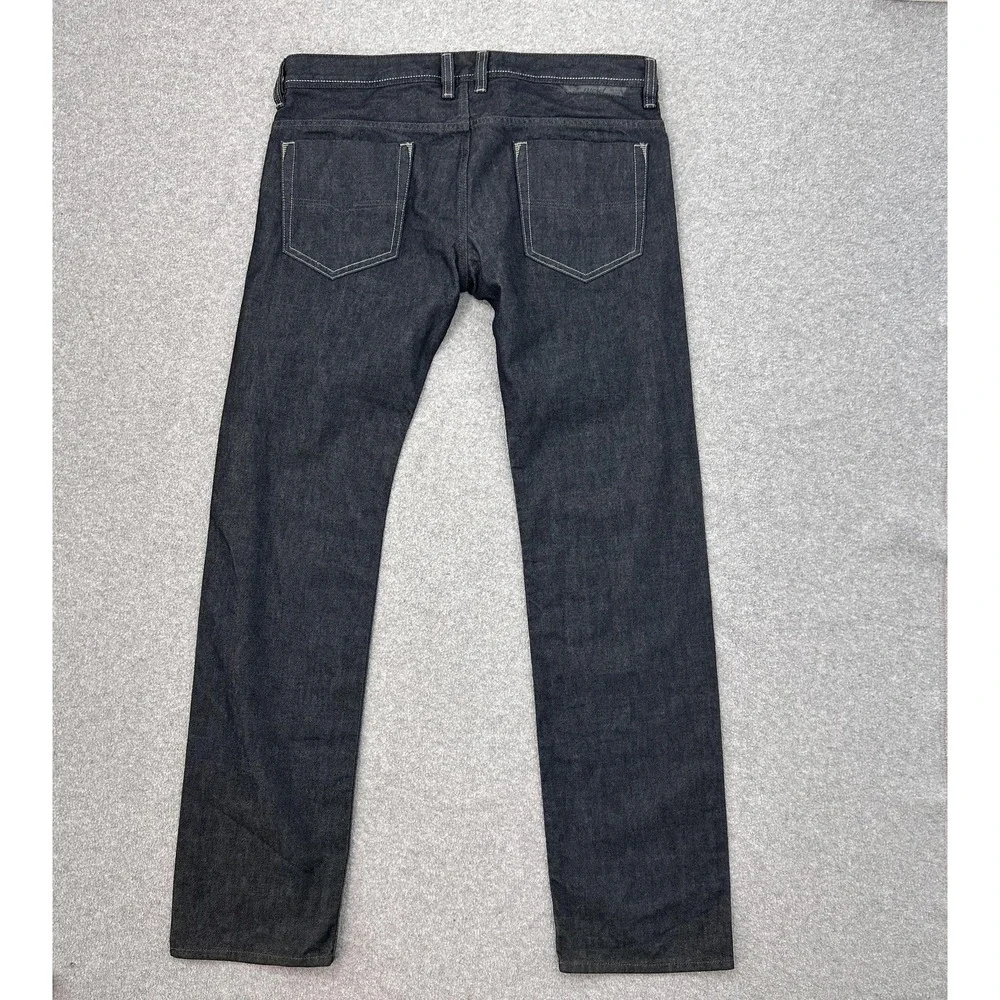 Diesel Safado Regular‎ Slim Straight Jeans Mens 34x34 Wash 008Z8 Selvedge Denim